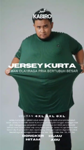 KURTA JERSEY KABIRO Baju Kaos Santai Casual Sunnah Big Size Jumbo Pria Ikhwan Cowok by ROSAL