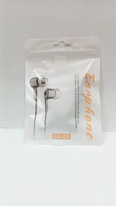Headset Stereo Earphone  CA-01+ Mic Handsfree Extra Bass CA01 Jack 35mm