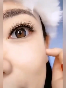 Extraction 1คู่ 3D ขนตาปลอม แบบมืออาชีพ มีกาวในตัว ไม่ต้องใช้กาว เครื่องมือแต่งหน้า ขนตาปลอมธรรมชาติ มีกาวในตัว ขยายตา ติดทน ใช้ซ้ำได้