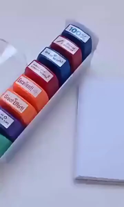 5 Pieces Color English Teacher Seal Teacher Seal PASS Good Perfect Comment Encouragement Approval Homework