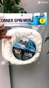 [HCM]Bộ 2 Bông Lau Thay Thế Của Bộ Lau Nhà Corner Spin Mop Etm494