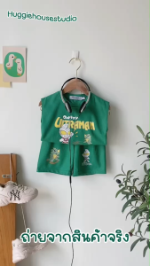 พร้อมส่ง ด59-ด62 แขนกุดสุดเท่ งานสกรีนลายการ์ตูนน่ารัก