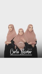 Khimar Crinkle CARLA SIZE M Valenshaqueen Hijab Bahan Crinkle Airflow