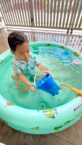 GOOGOO BIRD 3 Rings Inflatable Multi-Size Round Pool Kids Swimming Pool Kolam Mandi Renang Bulat Kolam kanak-kanak