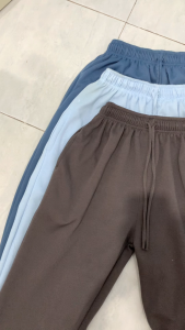 Sudjoe Celana Loose Jogger Pants Training Oversized Longgar Pria Bahan Fleece Sport Olahraga