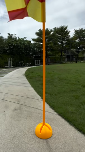 OML KJ5 เสาฝึกซ้อม ยาว 1 ม. / 1.5 ม. ใช้คู่กับฐานฝึกซ้อมเพื่อซ้อมความคล่องตัว ด้วยเสาเสาสลาลม เป็นเสาฝึกซ้อมฟุตบอลก็ได้