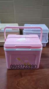 Thùng đá giữ nhiệt mini 1500ml kiểu dáng dễ thương giữ lạnh tốt đưng trà sữa trà chanhcafe siêu cute .