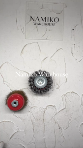 Sikat Kawat Mangkok Gerinda Lurus Kepang KING 4 inch