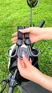 T888 ตะขอแขวน อเนกประสงค์ หมุนได้ 360 องศา ปรับสายได้  แบบตะขอคู่ พร้อมส่ง