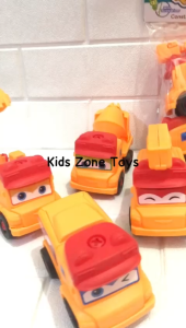 KZT Mainan Anak 4 in 1 DIY Truck: Konstruksi & Fire Rescue & Mobil Ambulance Series Set OCT5761