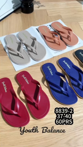 Sandal Jepit Tipis Wanita Empuk Ringan Import Balance Bahan Karet Anti Slip Nyaman 8839-2 Sandal Nyaman Untuk Harian Sandal Berbagai Warna Dan Ukuran - Lazada