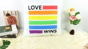 สินค้าขายดี หมอนอิง หมอนอิงโซฟา พร้อมส่ง พิมพ์ลายสวยเท่ ตกแต่งบ้าน ผลิตโดยตรงจากโรงงาน คู่รัก LGBTQ #สมรสเท่าเทียม