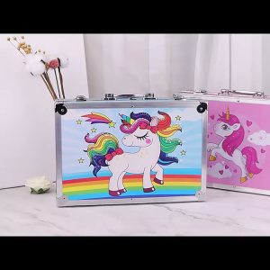 145PCS Art Painting Set Unicorn Design Stationery Color Set for Kid Watercolor Pens Marker Pencil Drawing Tools