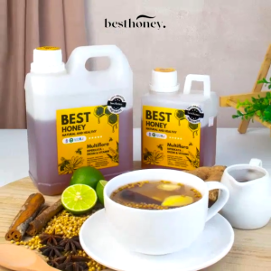 Best Honey  Madu Asli Madu Multiflora  Paket Bundling Sehat Madu Multiflora Original 1kg & Dried Fruit