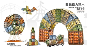 Đồ chơi trí tuệ xếp hình nam châm thông minh Magic Magnetic Blocks 100 mảnh đều có nam châm hàng cao cấp - Tiệm Nhà Sóc 2023