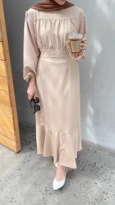 Emily Dress Gamis Kondangan Wisuda Terbaru Remaja Kekinian