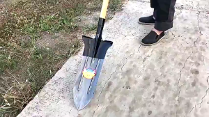 Xẻng len mũi nhọn làm vườn lưỡi rài bằng thép đào đất cứng đào cây đào yam làm xẻng xầm tay.