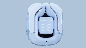 TWS Earphone Wireless 5.3 Air31 Headset Bluetooth LED Display Transparant Hifi sound AH107