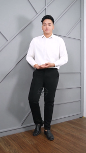 Celana Bahan Hitam Kerja Pria Panjang Formal Kantor Model Slim Fit Slimfit Celana Hitam Kantor Formal Pria Standar Dan Jumbo Big Size 02