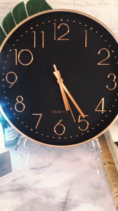MeilMeil#Glass quartz clock modern simple wall clock home decoration digital(8/10/12 Inch)