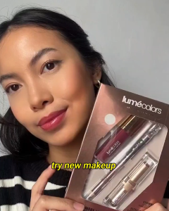 Lumecolors Paket Lipstik Liptint Pensil Alis Eyebrow make up Browlipset