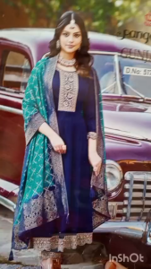 [PRE-ORDER] Ready Made Silk With Fancy Embroidery Work Anarkali Gown (10-15days delivery)