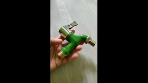 Ball Valve Kran Tembok Taman Wastafel Plastik Drat Kuningan ½ Inci