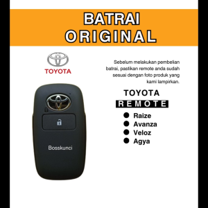 [ COD ] Baterai Remote Kunci Keyless Mobil Toyota Raize Avanza Veloz Agya CR 2032 Original Panasonic