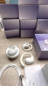 Bluetooth Headset Open-ended Earphones Intelligent Calls Wireless Headphones Noise Reduction Earbuds Coconut Ball Shape