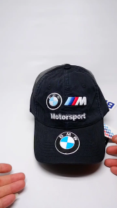 Topi Baseball BMW Motor Sport 4 Warna Import Full Tag Free Box