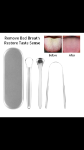Stainless Steel Tongue Scraper Reusable Tongue Brush Cleaning Scraper Oral Care Keep Fresh Breath Improve Oral Hygiene Tongue Cleaner ToolsPremium 1pcs/3pcs Metal Tongue Scraper Cleaner For Adults & Kids
