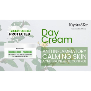 KiyoraSKin Therapeutic Oily Acne-prone Skin Mandelic Acid & Panthenol Cream - Krim Jerawat Berminyak