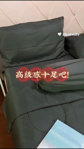 2500TC Ice Silk Hotel Bedsheet Set (With Comforter) - Super Single4in1/Queen5in1/King5in1