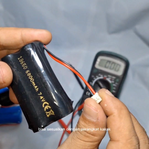 Baterai Mainan Anak RC Lithium 18650 7.4V 6800mAh Soket Soket HITAM Soket Putih Soket MERAH