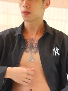 Herbal Tattoo Stickers: Waterproof & Durable Wings, Flower, Arm & Chest Designs