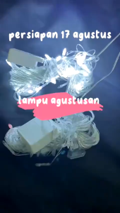 Lampu Tumblr Rainbow 17an Agustusan & Lampu Hiasan Merah Putih