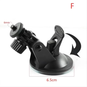 Giá đỡ camera hành trình cho xe hơi ô tô có giác hút xoay (mẫu F) hít kính gắn xe hơi ô tô