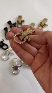 Bộ Khóa Paracord Inox Chữ U Đan Vòng Tay Sinh Tồn