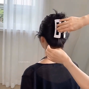 Jepit Rambut Korea Model Kotak Matte Doff Jepitan Rambut Panjang Wanita Jedai Rambut Salon Rambut Tebal Hair Claw Clip