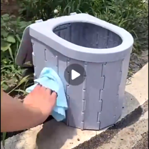 Portable Toilet – Collapsible Camping Toilet with Anti-Odor Design | Leak-Proof Travel Toilet
