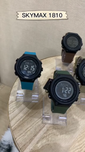 SKYMAX 1810 ORIGINAL - JAM TANGAN WANITA DIGITAL Strap Rubber Anti Air Free Box Free Baterai Cadangan