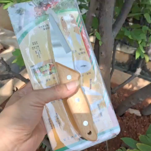 Pisau Okulasi Stek Cangkok Qinglin Panjang 20cm Gagang Kayu