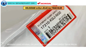 Filter Saringan udara Beat new Original Honda Beat deluxe Beat street 2020 Filter udara honda Genio Ori AHM Saringan udara Scoopy new Ori Beat KOJ Original Honda Genuine Parts