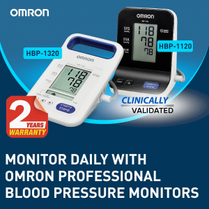 Omron Blood Pressure Monitor BPM Professional Digital Automatic Upper Arm HBP-1120