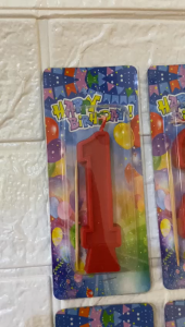 LILIN ANGKA ULANG TAHUN TOP MERAH BESAR