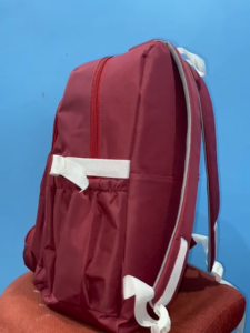 ARMELIA SHOP Tas Ransel Tas Sekolah untuk Remaja Perempuan Tas Buku Warna Solid