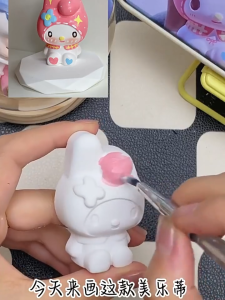 Cartoon plaster painting kit graffiti painting toys educational toy