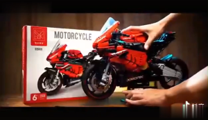 800+Pcs High-tech Classic Motorbike Building Model Blocks City Road Racer Bricks Moto Christmas Gifts Toys for Kid Boys Adult 摩托车儿童益智拼装积木摆件手办