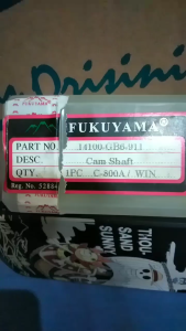 NOKEN AS CAMSHAFT C800A WIN MERK FUKUYAMA