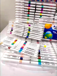 12/24/36/48/80 Colors DIY Acrylic Marker Pen Set COLOR MARKER Marker Set Colored Pen color pen Coloring set Touch Markers Highlighter pen set